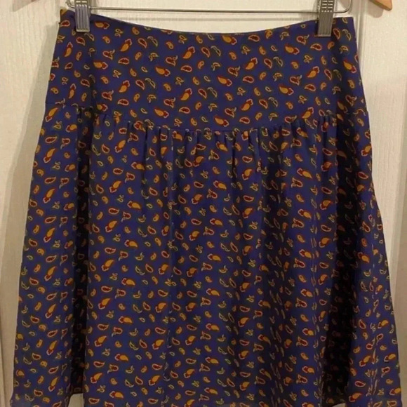 J. McLaughlin Womens 100% Silk Paisley Skirt - Picture 5 of 5